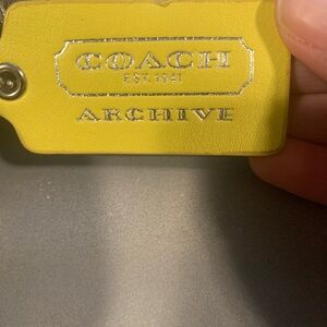 Coach Yellow Crossbody Bag